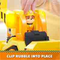 Игрален комплект Spin Master Paw Patrol Rubble & Crew Булдозерът на Ръбъл, със светлини и звуци