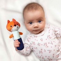 Плюшена играчка BabyOno Have Fun Писукаща лисица Monday, 1497