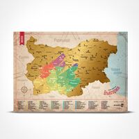 Скреч карта България - Класик
