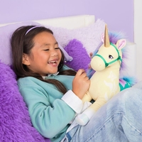 Плюшен еднорог Spin Master Unicorn Academy Leaf, 38 см.