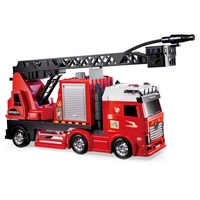 Пожарна кола Raya Toys, с вода, звук, светлина и стълба