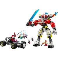 LEGO® DREAMZzz™ Тигър-робот на Купър и кола драгстер на Zero 71497