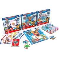 Комплект настолни игри Paw Patrol Не се сърди човече, Пъзел, Карти