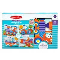 Дървен пъзел Melissa and Doug Превозни средства 40133