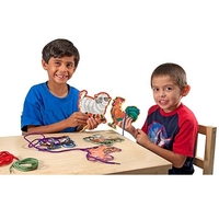 Дървени животни ферма с връзки Melissa and Doug 13781