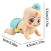 Детска играчка Raya Toys лазещо момченце с механизъм