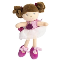 Плюшена играчка Doudou Les Tutus de Doudou кукла балерина 20 см, DC3130