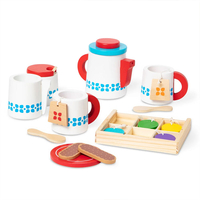 Детски игрален комплект Melissa and Doug Дървен сервиз за чай, 9843