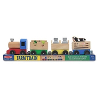 Локомотив с вагони и животни Melissa and Doug 14545
