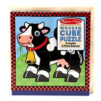 Дървени кубчета Melissa and Doug Фермата 10775
