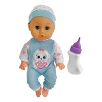 Кукла бебе Raya Toys Drink and Wet, пишкащо, с 12 звука и шише, 35 см.