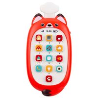 Бебешки телефон с гризалка Raya Toys Bei Bi Mobile, с музика и звуци