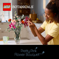 LEGO® Botanicals Букет с розови цветя 10342