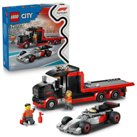 LEGO® City Камион F1 за показване със състезателна кола Audi F1 60493