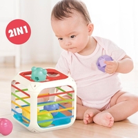 Сортер за бебе 2 в 1 Raya Toys Кубче