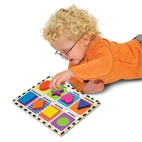 Дървен пъзел с фигури Melissa and Doug 13730