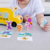 Дървен училищен автобус Melissa & Doug Blue's Clues & You, 33011