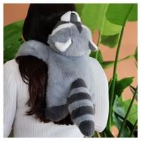 Плюшена играчка Doudou Американски енот 50см