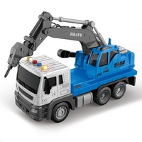 Детски камион с къртач Raya Toys Truck Car с музика и светлини, 1:16