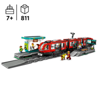 LEGO® City Трамвай и гара в центъра на града 60423