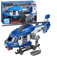 Детска играчка полицейски хеликоптер Raya Toys, със звук и светлина, 1:16