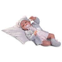 Кукла бебе Antonio Juan Lua, с комплект за новородено, 42см.