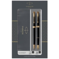 Комплект Химикалка и Писалка Паркер - Parker Royal Pen Sonnet Black GT