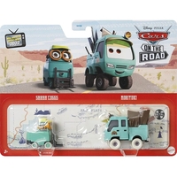 Детски коли за игра Mattel Cars Sarah Coggs и Noriyuki 1:55, 2 бр.