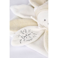 Плюшено мече за гушканe Doudou Blanc, 25см.