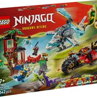 LEGO® NINJAGO® Битка при дървесната къща с превозни средства на нинджите 71857