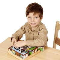 Дървени кубчета Melissa and Doug Фермата 10775
