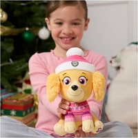 Музикална плюшена играчка Spin Master Paw Patrol Holiday Plushy, 20 см.