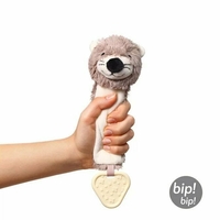 Плюшена играчка Babyono Писукаща с гризалка Маги 738