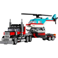 LEGO® Creator Камион с платформа и хеликоптер 31146