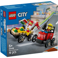 LEGO® City Кола за пица срещу пожарна кола 60458