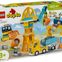 LEGO® DUPLO® Town Строителна площадка и машини 3 в 1 10476