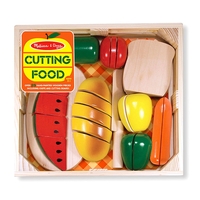Дървена храна с дъска и нож Melissa and Doug 10487