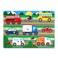Дървен пъзел Melissa and Doug Превозни средства 19051