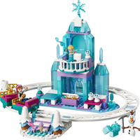 LEGO® Disney Frozen Леденият замък на Елза и приключение със снежно влакче 43281