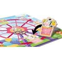 Детски дървен пъзел Lisciani Montessori Baby Luna Park, 15 части