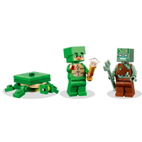 LEGO® Minecraft® Къща на плажа на костенурките 21254