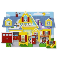 Дървен пъзел Melissa and Doug Къща със звуци 10734