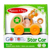 Дървена кола Melissa and Doug Star Car 30748, Асортимент