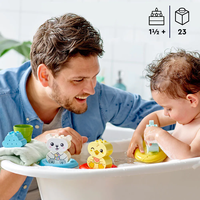 LEGO® DUPLO® Забавления в банята - плаващ влак за живoтни 10965
