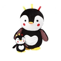 Плюшена играчка Babyono C-More пингвинче с дрънкалка 35 см 647