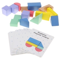 Raya Toys Дървени блокчета 15 части