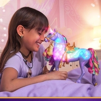 Kомплект интерактивна играчка светещ еднорог и кукла Spin Master Unicorn Academy Sophia & Rainbow Light-Up Wildstar, със звуци и музика