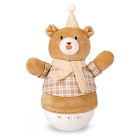 Плюшена музикална играчка Raya Toys Soothing Thumbler Set, неваляшка