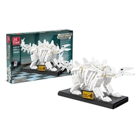 Raya Toys Конструктор Dino Might Скелет на Стегозавър, 428 части