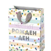 Торбичка с дръжка панделка Код M60 - 18х23х10 см